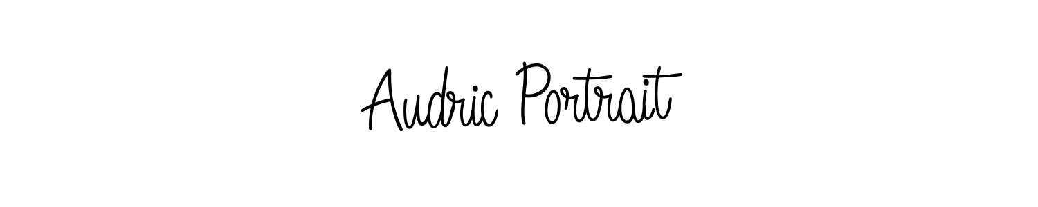 How to make Audric Portrait signature? Angelique-Rose-font-FFP is a professional autograph style. Create handwritten signature for Audric Portrait name. Audric Portrait signature style 5 images and pictures png