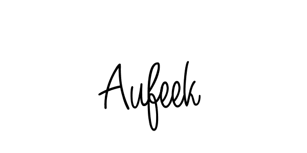 The best way (Angelique-Rose-font-FFP) to make a short signature is to pick only two or three words in your name. The name Aufeek include a total of six letters. For converting this name. Aufeek signature style 5 images and pictures png