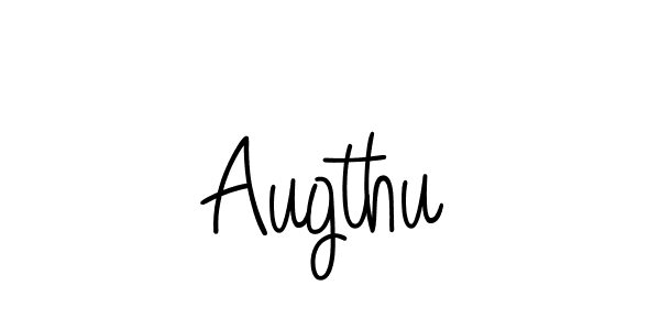 Make a beautiful signature design for name Augthu. With this signature (Angelique-Rose-font-FFP) style, you can create a handwritten signature for free. Augthu signature style 5 images and pictures png