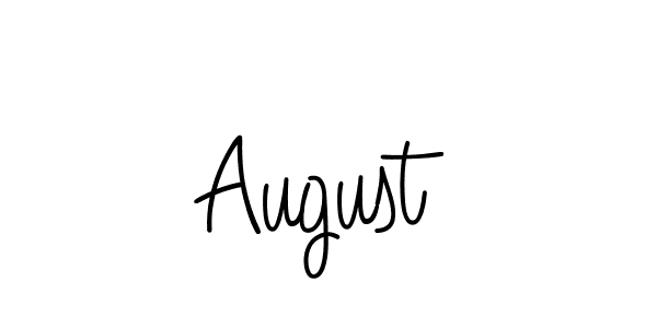 How to make August name signature. Use Angelique-Rose-font-FFP style for creating short signs online. This is the latest handwritten sign. August signature style 5 images and pictures png