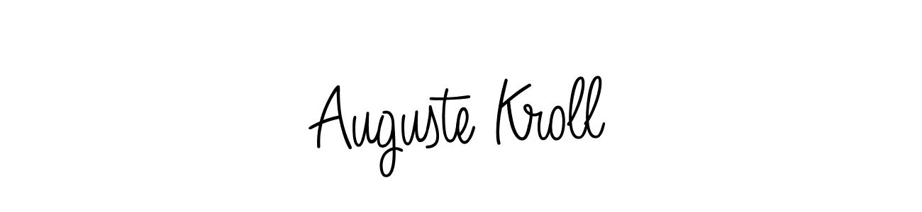 Check out images of Autograph of Auguste Kroll name. Actor Auguste Kroll Signature Style. Angelique-Rose-font-FFP is a professional sign style online. Auguste Kroll signature style 5 images and pictures png