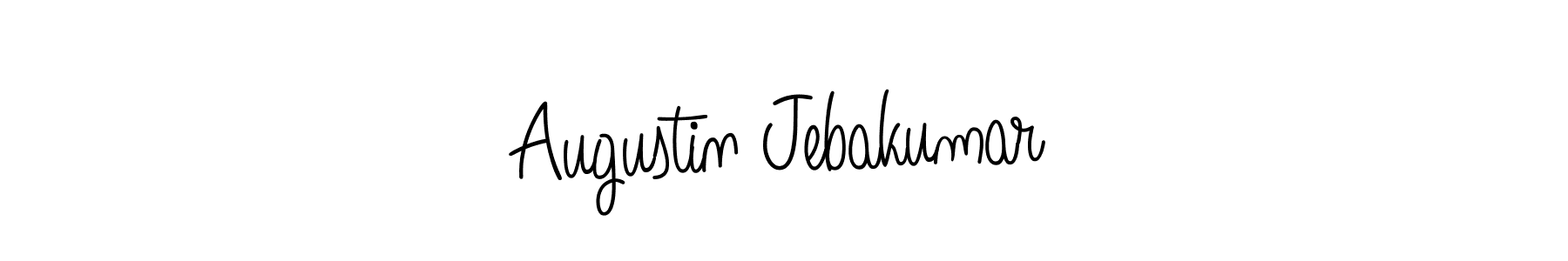 Design your own signature with our free online signature maker. With this signature software, you can create a handwritten (Angelique-Rose-font-FFP) signature for name Augustin Jebakumar. Augustin Jebakumar signature style 5 images and pictures png