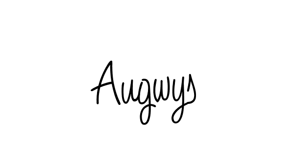 Best and Professional Signature Style for Augwys. Angelique-Rose-font-FFP Best Signature Style Collection. Augwys signature style 5 images and pictures png