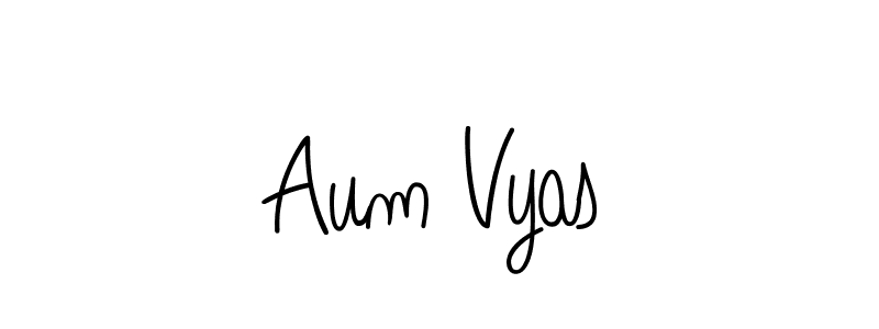 Here are the top 10 professional signature styles for the name Aum Vyas. These are the best autograph styles you can use for your name. Aum Vyas signature style 5 images and pictures png