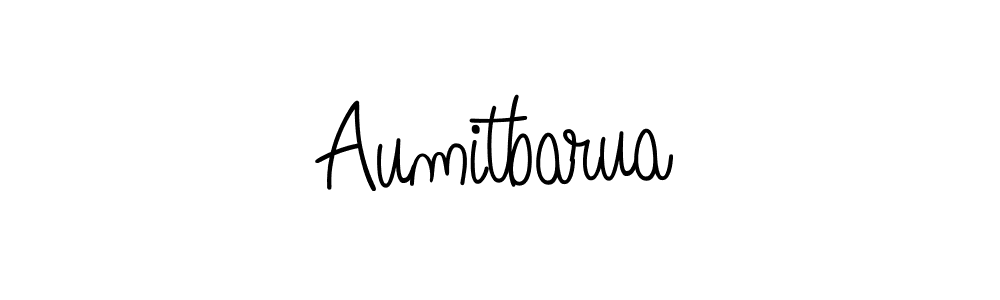 Design your own signature with our free online signature maker. With this signature software, you can create a handwritten (Angelique-Rose-font-FFP) signature for name Aumitbarua. Aumitbarua signature style 5 images and pictures png