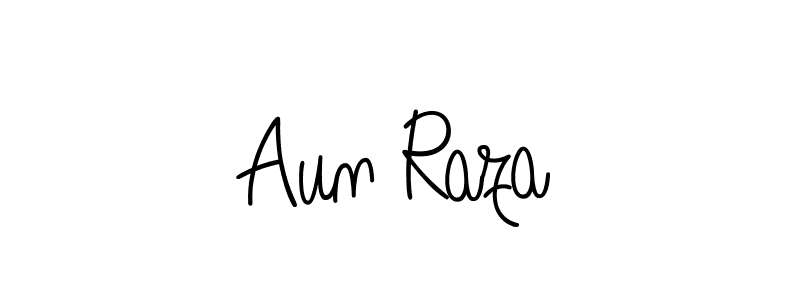 Also we have Aun Raza name is the best signature style. Create professional handwritten signature collection using Angelique-Rose-font-FFP autograph style. Aun Raza signature style 5 images and pictures png