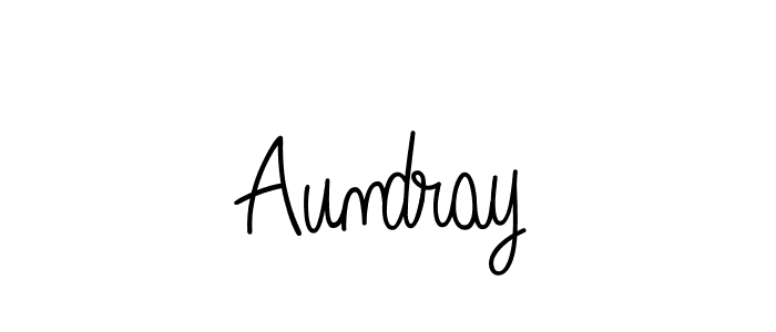 Also we have Aundray name is the best signature style. Create professional handwritten signature collection using Angelique-Rose-font-FFP autograph style. Aundray signature style 5 images and pictures png