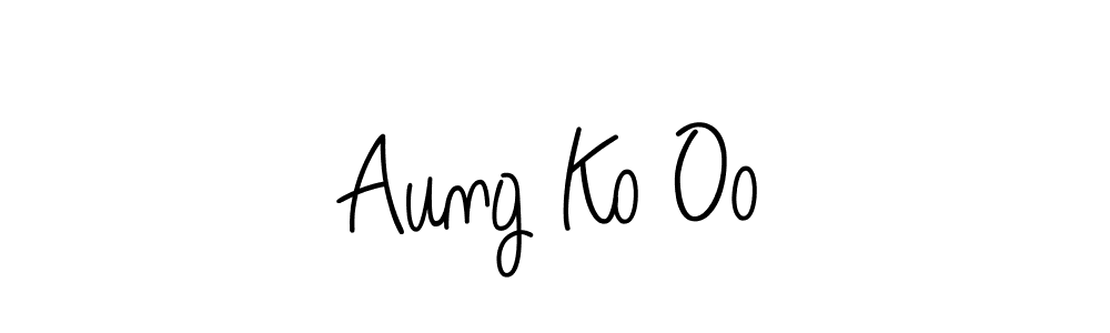 How to Draw Aung Ko Oo signature style? Angelique-Rose-font-FFP is a latest design signature styles for name Aung Ko Oo. Aung Ko Oo signature style 5 images and pictures png
