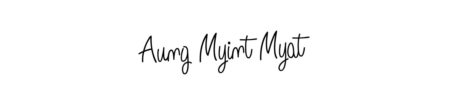 Make a short Aung Myint Myat signature style. Manage your documents anywhere anytime using Angelique-Rose-font-FFP. Create and add eSignatures, submit forms, share and send files easily. Aung Myint Myat signature style 5 images and pictures png