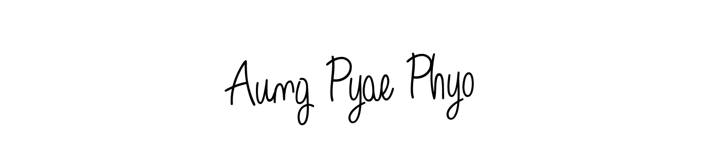 Angelique-Rose-font-FFP is a professional signature style that is perfect for those who want to add a touch of class to their signature. It is also a great choice for those who want to make their signature more unique. Get Aung Pyae Phyo name to fancy signature for free. Aung Pyae Phyo signature style 5 images and pictures png