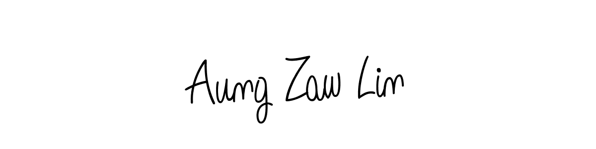 How to Draw Aung Zaw Lin signature style? Angelique-Rose-font-FFP is a latest design signature styles for name Aung Zaw Lin. Aung Zaw Lin signature style 5 images and pictures png