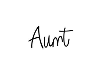 Use a signature maker to create a handwritten signature online. With this signature software, you can design (Angelique-Rose-font-FFP) your own signature for name Aunt. Aunt signature style 5 images and pictures png