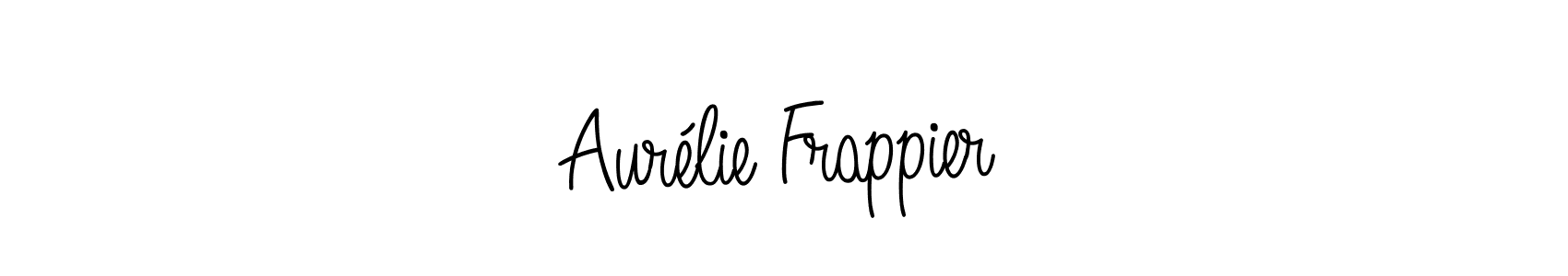 How to make Aurélie Frappier name signature. Use Angelique-Rose-font-FFP style for creating short signs online. This is the latest handwritten sign. Aurélie Frappier signature style 5 images and pictures png