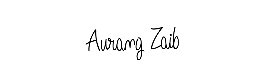 The best way (Angelique-Rose-font-FFP) to make a short signature is to pick only two or three words in your name. The name Aurang Zaib include a total of six letters. For converting this name. Aurang Zaib signature style 5 images and pictures png