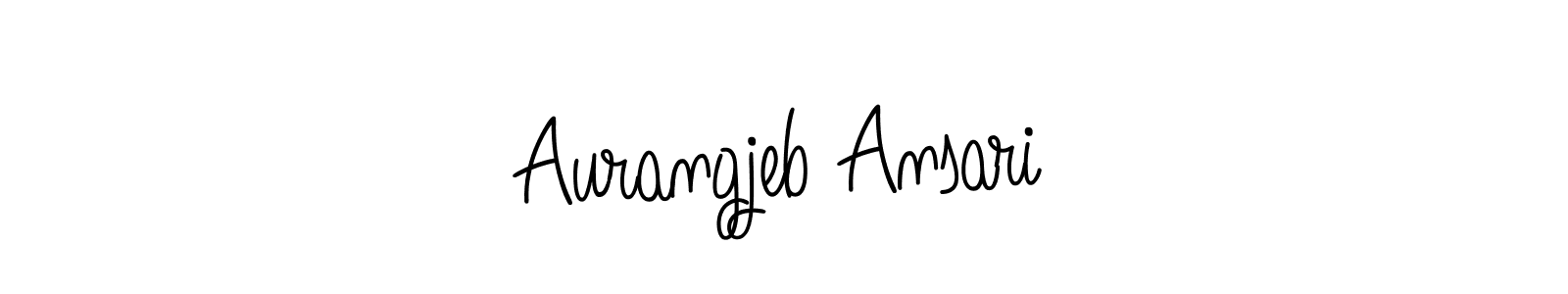 Also we have Aurangjeb Ansari name is the best signature style. Create professional handwritten signature collection using Angelique-Rose-font-FFP autograph style. Aurangjeb Ansari signature style 5 images and pictures png