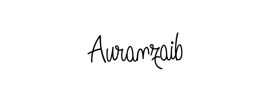 You should practise on your own different ways (Angelique-Rose-font-FFP) to write your name (Auranzaib) in signature. don't let someone else do it for you. Auranzaib signature style 5 images and pictures png
