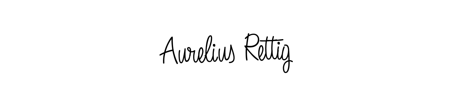 You should practise on your own different ways (Angelique-Rose-font-FFP) to write your name (Aurelius Rettig) in signature. don't let someone else do it for you. Aurelius Rettig signature style 5 images and pictures png