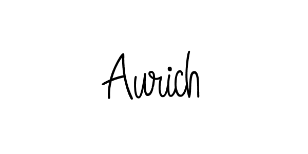 How to make Aurich signature? Angelique-Rose-font-FFP is a professional autograph style. Create handwritten signature for Aurich name. Aurich signature style 5 images and pictures png