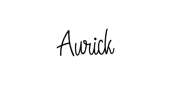 Also we have Aurick name is the best signature style. Create professional handwritten signature collection using Angelique-Rose-font-FFP autograph style. Aurick signature style 5 images and pictures png