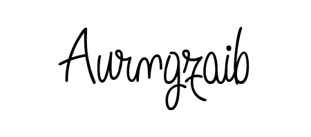 Discover how Aurngzaib looks in an executive cursive font (Angelique-Rose-font-FFP). Perfect for legal documents, invoices, and certificates. Aurngzaib signature style 5 images and pictures png