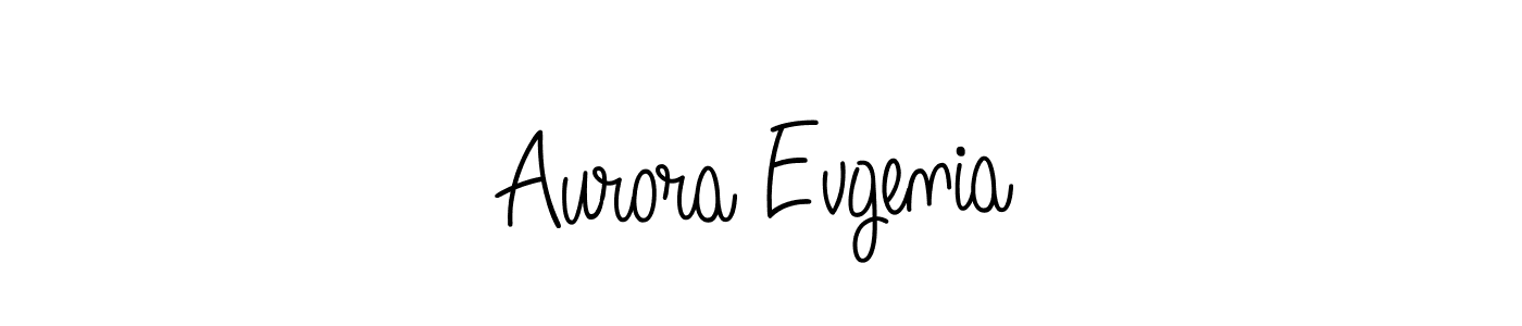 Check out images of Autograph of Aurora Evgenia name. Actor Aurora Evgenia Signature Style. Angelique-Rose-font-FFP is a professional sign style online. Aurora Evgenia signature style 5 images and pictures png