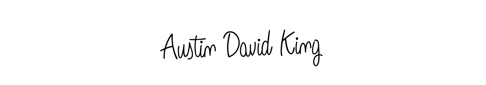 How to make Austin David King name signature. Use Angelique-Rose-font-FFP style for creating short signs online. This is the latest handwritten sign. Austin David King signature style 5 images and pictures png