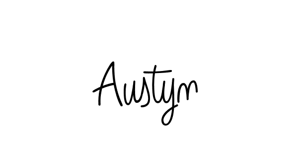 How to make Austyn name signature. Use Angelique-Rose-font-FFP style for creating short signs online. This is the latest handwritten sign. Austyn signature style 5 images and pictures png