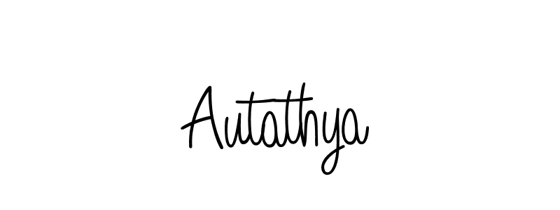 The best way (Angelique-Rose-font-FFP) to make a short signature is to pick only two or three words in your name. The name Autathya include a total of six letters. For converting this name. Autathya signature style 5 images and pictures png