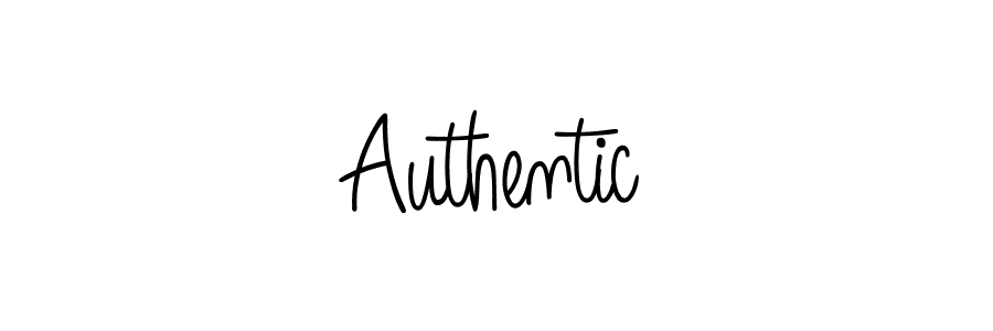 Create a beautiful signature design for name Authentic. With this signature (Angelique-Rose-font-FFP) fonts, you can make a handwritten signature for free. Authentic signature style 5 images and pictures png