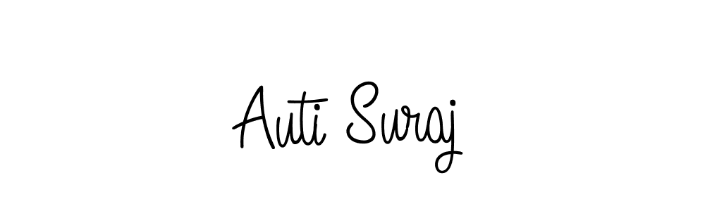 How to Draw Auti Suraj signature style? Angelique-Rose-font-FFP is a latest design signature styles for name Auti Suraj. Auti Suraj signature style 5 images and pictures png