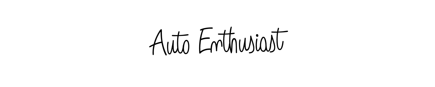 Auto Enthusiast stylish signature style. Best Handwritten Sign (Angelique-Rose-font-FFP) for my name. Handwritten Signature Collection Ideas for my name Auto Enthusiast. Auto Enthusiast signature style 5 images and pictures png