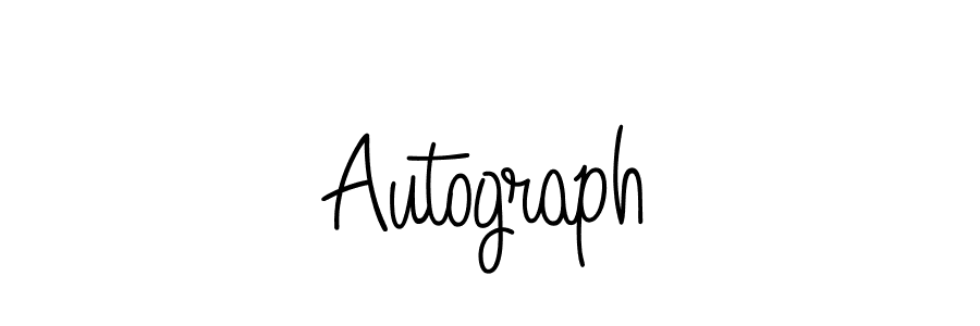 Make a beautiful signature design for name Autograph. With this signature (Angelique-Rose-font-FFP) style, you can create a handwritten signature for free. Autograph signature style 5 images and pictures png