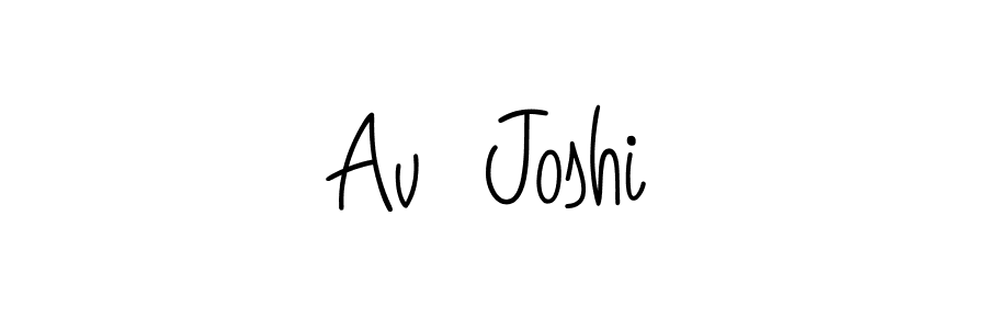 Make a beautiful signature design for name Av  Joshi. Use this online signature maker to create a handwritten signature for free. Av  Joshi signature style 5 images and pictures png