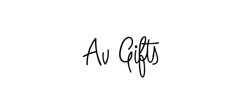 The best way (Angelique-Rose-font-FFP) to make a short signature is to pick only two or three words in your name. The name Av Gifts include a total of six letters. For converting this name. Av Gifts signature style 5 images and pictures png