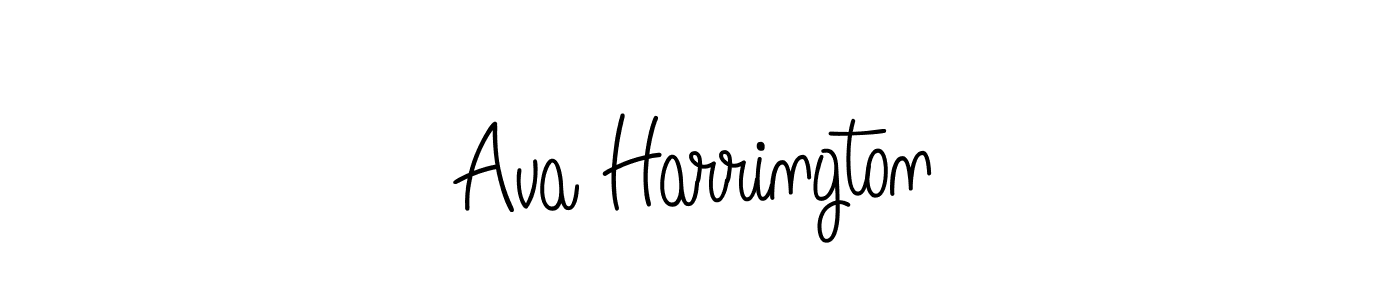 Check out images of Autograph of Ava Harrington name. Actor Ava Harrington Signature Style. Angelique-Rose-font-FFP is a professional sign style online. Ava Harrington signature style 5 images and pictures png