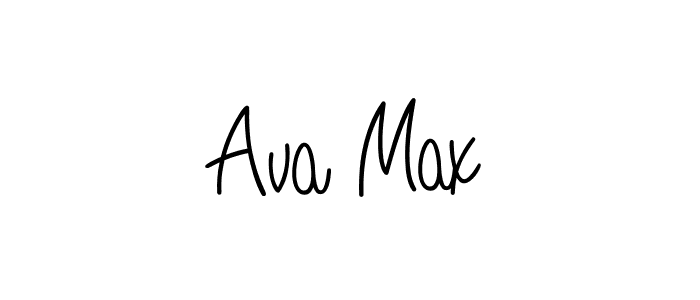 Also we have Ava Max name is the best signature style. Create professional handwritten signature collection using Angelique-Rose-font-FFP autograph style. Ava Max signature style 5 images and pictures png