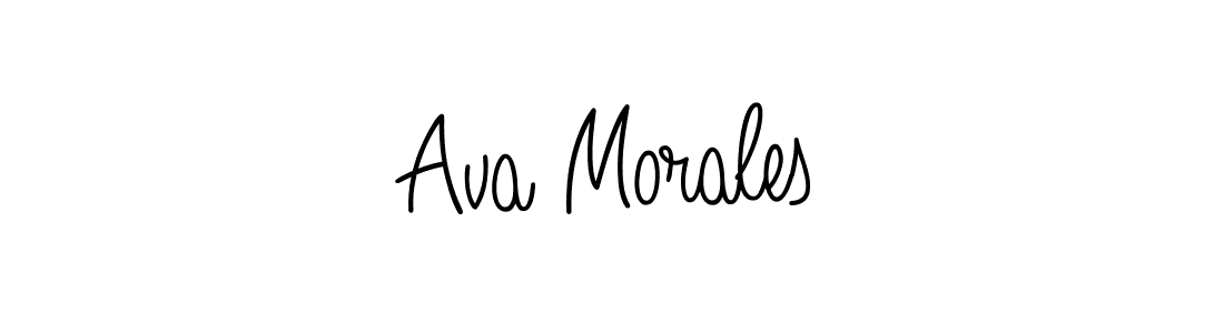 Also we have Ava Morales name is the best signature style. Create professional handwritten signature collection using Angelique-Rose-font-FFP autograph style. Ava Morales signature style 5 images and pictures png