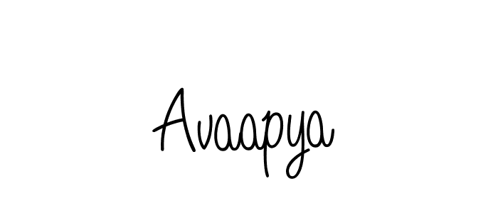 The best way (Angelique-Rose-font-FFP) to make a short signature is to pick only two or three words in your name. The name Avaapya include a total of six letters. For converting this name. Avaapya signature style 5 images and pictures png