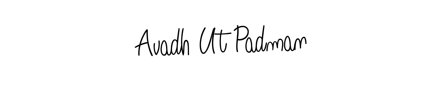 Once you've used our free online signature maker to create your best signature Angelique-Rose-font-FFP style, it's time to enjoy all of the benefits that Avadh Ut Padman name signing documents. Avadh Ut Padman signature style 5 images and pictures png