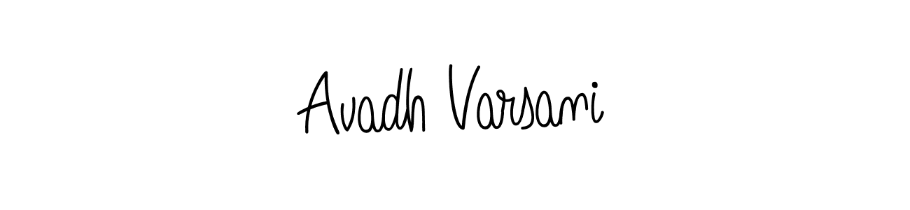 Similarly Angelique-Rose-font-FFP is the best handwritten signature design. Signature creator online .You can use it as an online autograph creator for name Avadh Varsani. Avadh Varsani signature style 5 images and pictures png
