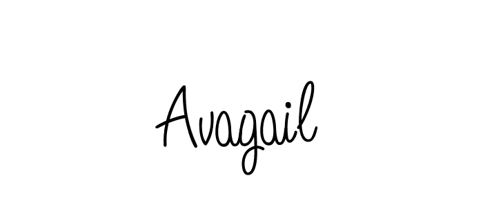 Create a beautiful signature design for name Avagail. With this signature (Angelique-Rose-font-FFP) fonts, you can make a handwritten signature for free. Avagail signature style 5 images and pictures png