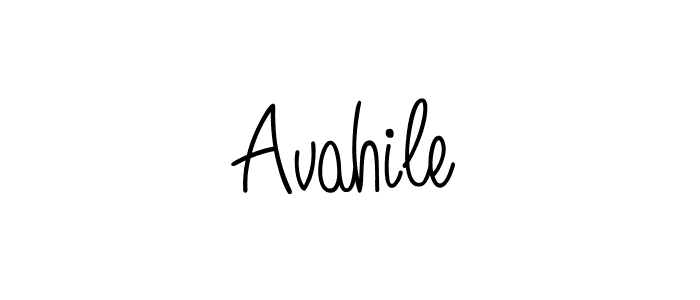 How to make Avahile signature? Angelique-Rose-font-FFP is a professional autograph style. Create handwritten signature for Avahile name. Avahile signature style 5 images and pictures png