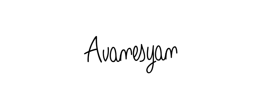 Avanesyan stylish signature style. Best Handwritten Sign (Angelique-Rose-font-FFP) for my name. Handwritten Signature Collection Ideas for my name Avanesyan. Avanesyan signature style 5 images and pictures png