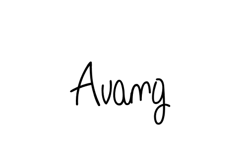 Also we have Avang name is the best signature style. Create professional handwritten signature collection using Angelique-Rose-font-FFP autograph style. Avang signature style 5 images and pictures png