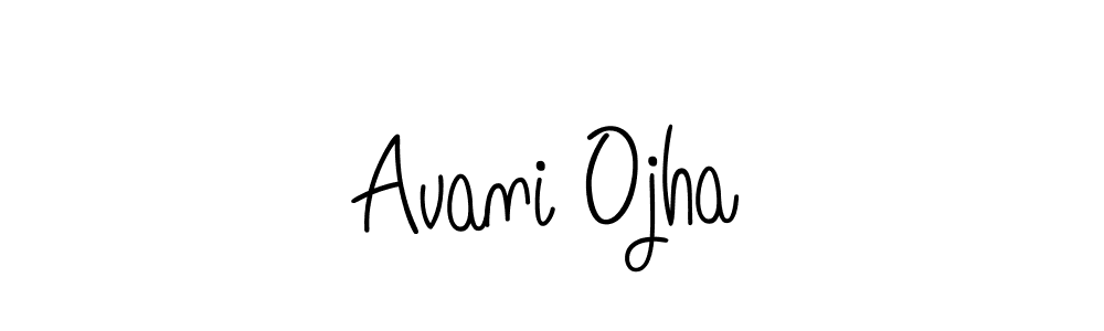 How to make Avani Ojha signature? Angelique-Rose-font-FFP is a professional autograph style. Create handwritten signature for Avani Ojha name. Avani Ojha signature style 5 images and pictures png