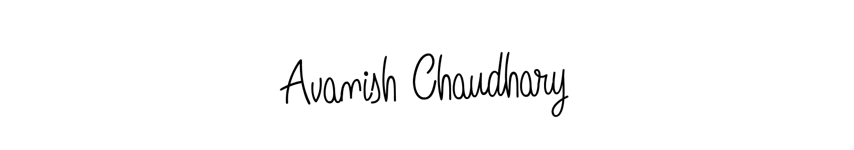 How to make Avanish Chaudhary signature? Angelique-Rose-font-FFP is a professional autograph style. Create handwritten signature for Avanish Chaudhary name. Avanish Chaudhary signature style 5 images and pictures png
