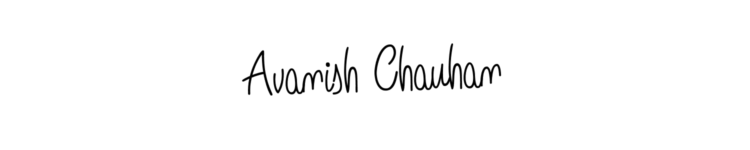 Design your own signature with our free online signature maker. With this signature software, you can create a handwritten (Angelique-Rose-font-FFP) signature for name Avanish Chauhan. Avanish Chauhan signature style 5 images and pictures png