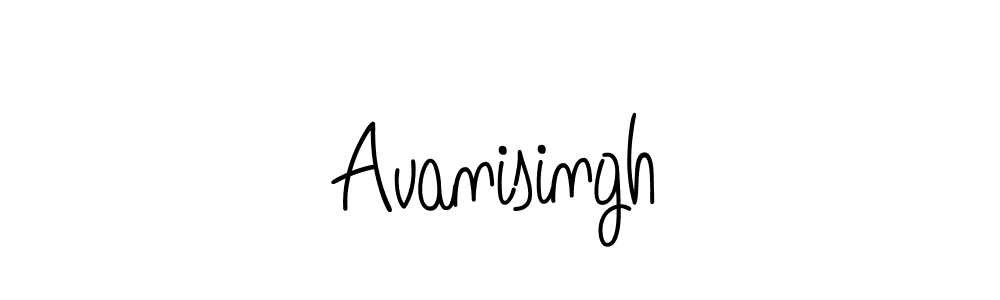 The best way (Angelique-Rose-font-FFP) to make a short signature is to pick only two or three words in your name. The name Avanisingh include a total of six letters. For converting this name. Avanisingh signature style 5 images and pictures png