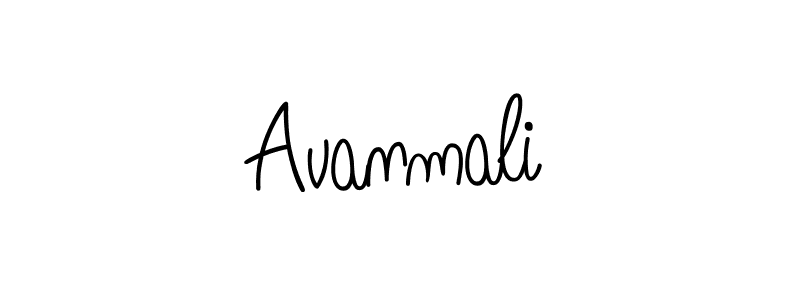 You should practise on your own different ways (Angelique-Rose-font-FFP) to write your name (Avanmali) in signature. don't let someone else do it for you. Avanmali signature style 5 images and pictures png