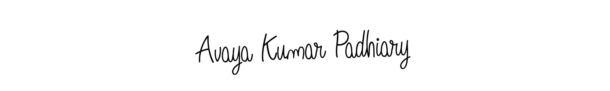 Avaya Kumar Padhiary stylish signature style. Best Handwritten Sign (Angelique-Rose-font-FFP) for my name. Handwritten Signature Collection Ideas for my name Avaya Kumar Padhiary. Avaya Kumar Padhiary signature style 5 images and pictures png